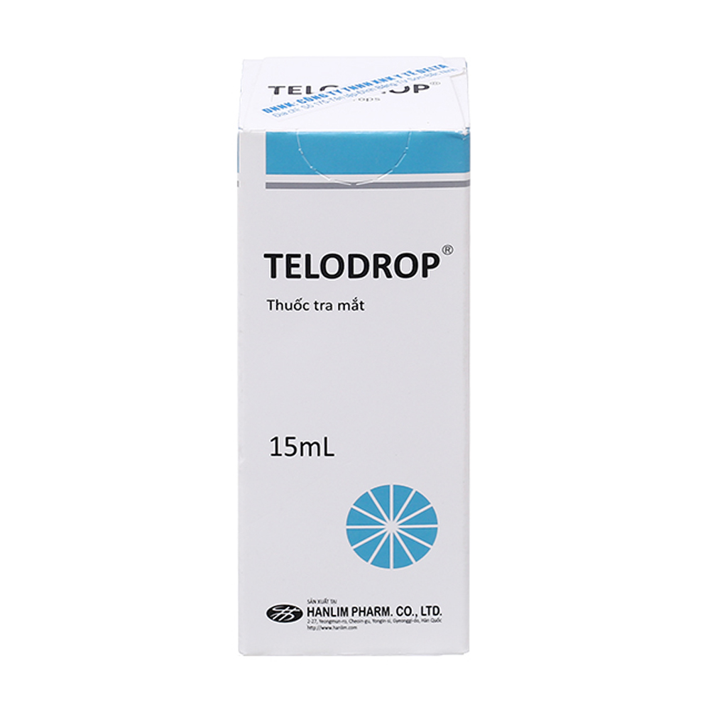 Thuốc nhỏ mắt Telodrop điều trị khô mắt do thiếu mucin hoặc thiếu nước mắt (chai 15ml)