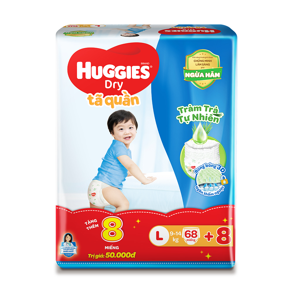 Tã quần Huggies Super Jumbo L68