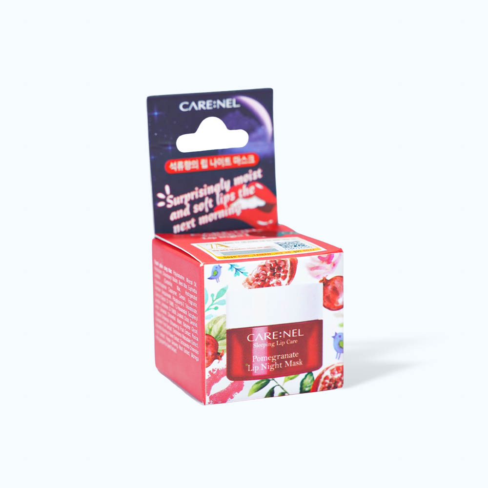 Mặt Nạ Ngủ Môi Cấp Ẩm CARE:NEL Pomegranate Lip Night Mask Hương Lựu (Hủ 5g)