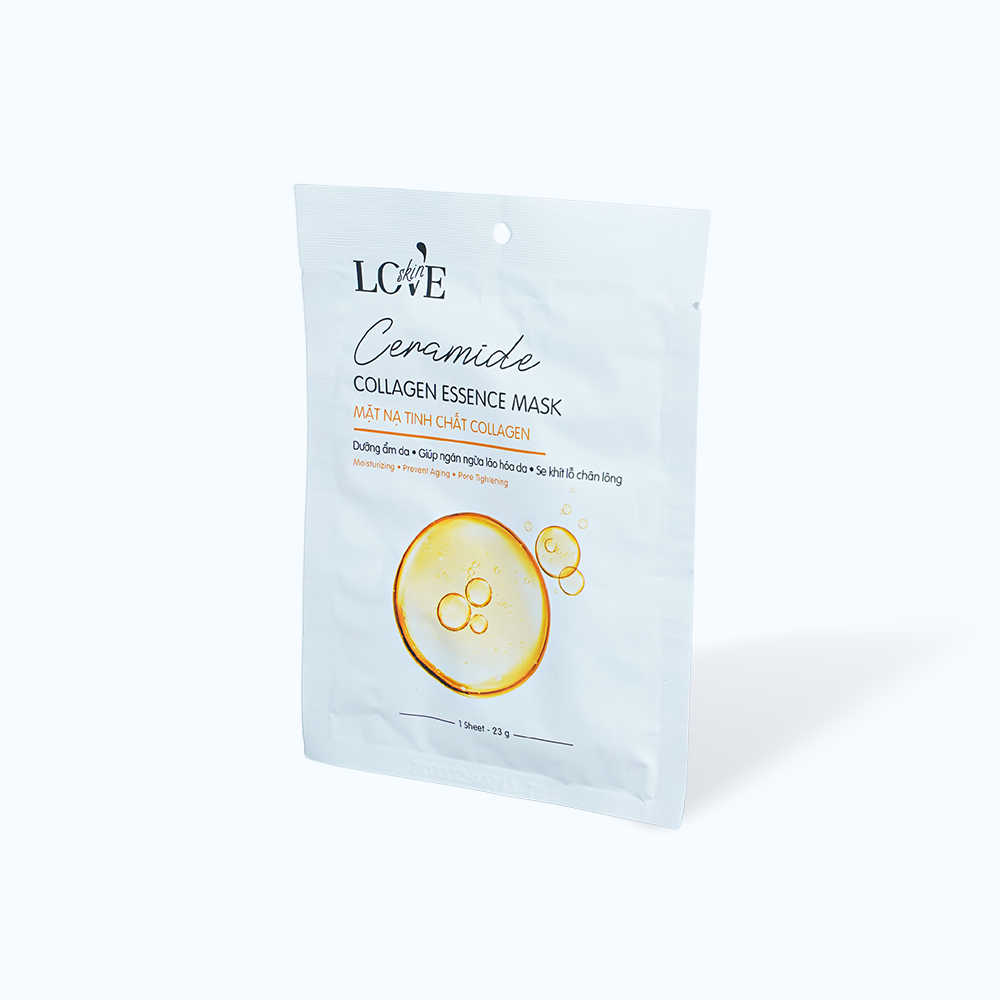 Mặt Nạ Ceramide Collagen Essence Mask ngăn lão hóa, se khít lỗ chân lông (23g)