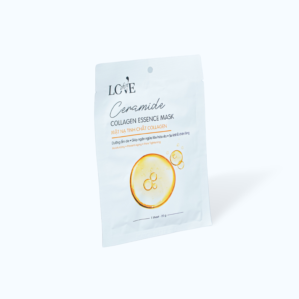 Mặt Nạ Ceramide Collagen Essence Mask ngăn lão hóa, se khít lỗ chân lông (23g)