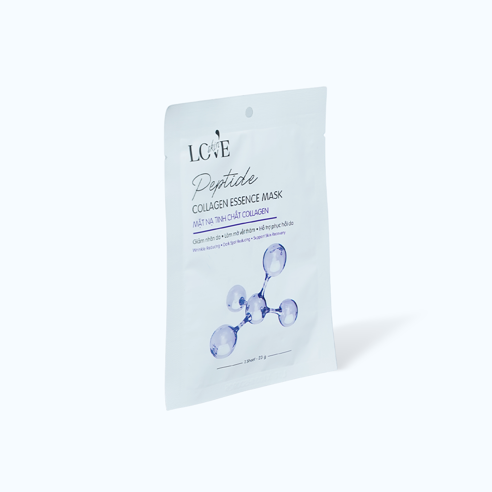 Mặt Nạ Peptide Collagen Essence Mask giảm nhăn da, mờ thâm, phục hồi da (23g)