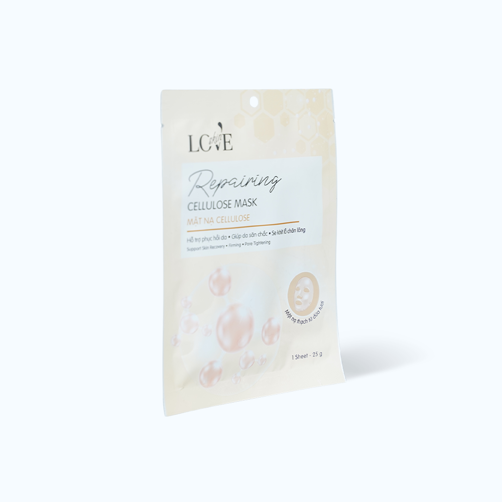 Mặt Nạ dưỡng sáng da Pharmacity Repairing Cellulose Mask  (25g)