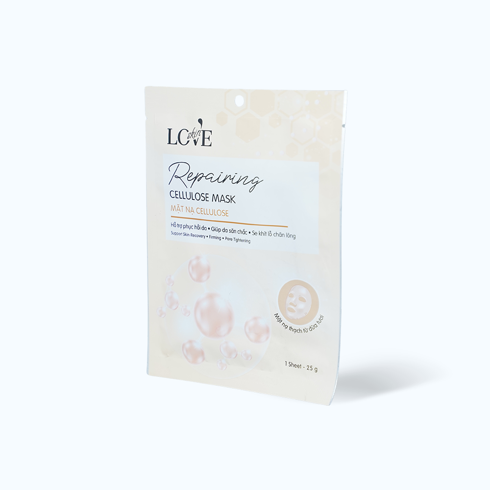 Mặt Nạ dưỡng sáng da Pharmacity Repairing Cellulose Mask  (25g)