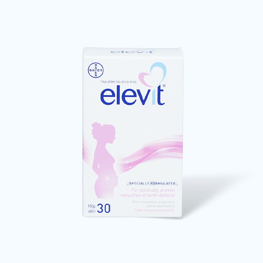 Viên uống Elevit bổ sung vitamin tổng hợp cho bà bầu (Hộp 30 viên)