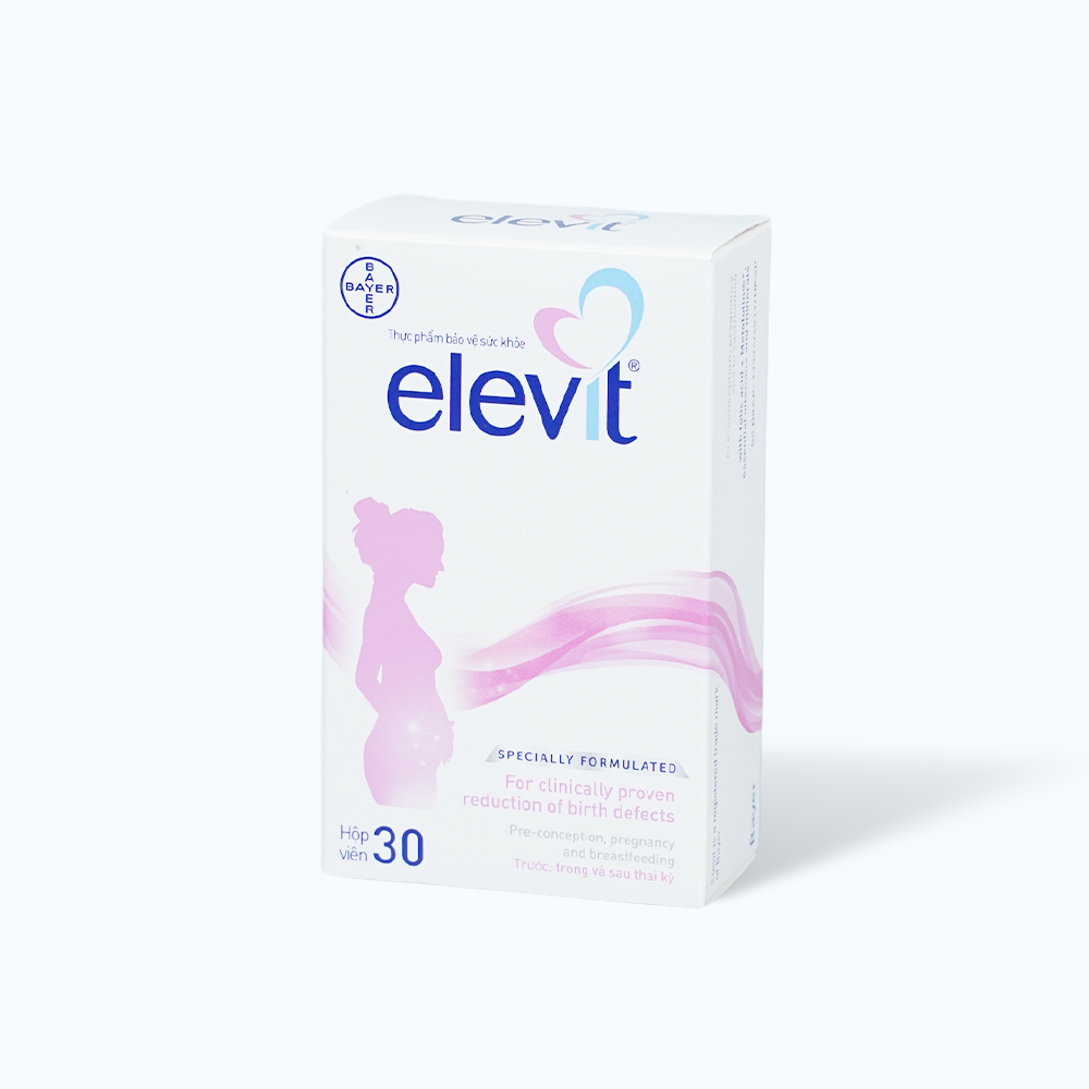 Viên uống Elevit bổ sung vitamin tổng hợp cho bà bầu (Hộp 30 viên)