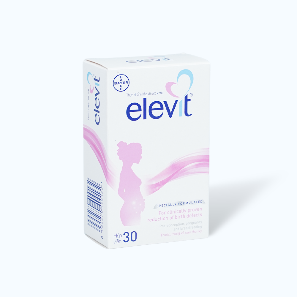 Viên uống Elevit bổ sung vitamin tổng hợp cho bà bầu (Hộp 30 viên)