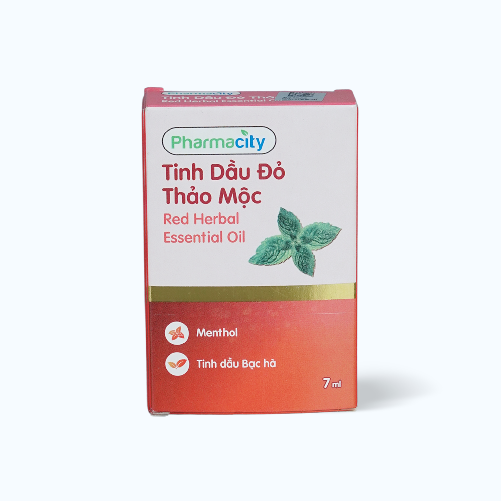 Tinh dầu đỏ thảo mộc Pharmacity (Chai 7ml)