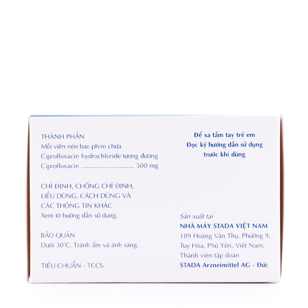 Ciprofloxacin 500mg Stada
