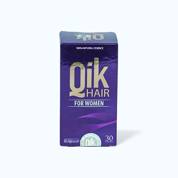 Viên uống QiK Hair For Women Ecogreen giúp giảm rụng tóc ở nữ giới, giúp tóc mọc nhanh (30 viên)