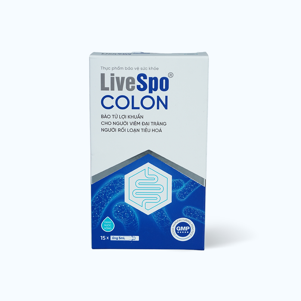 Men vi sinh Livepo Colon hỗ trợ tiêu hóa (hộp 15 ống)
