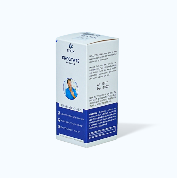 Viên uống Felix Prostate Formula tăng tiết testosterone, tăng cường tuyến tiền liệt (60 viên)