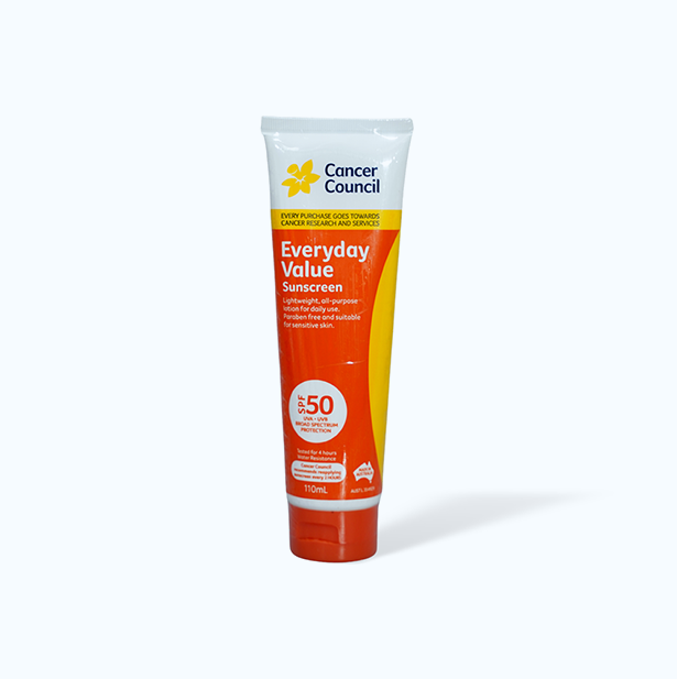 Kem chống nắng Cancer Council Everyday Value Sunscreen SPF50 (Chai 110ml)