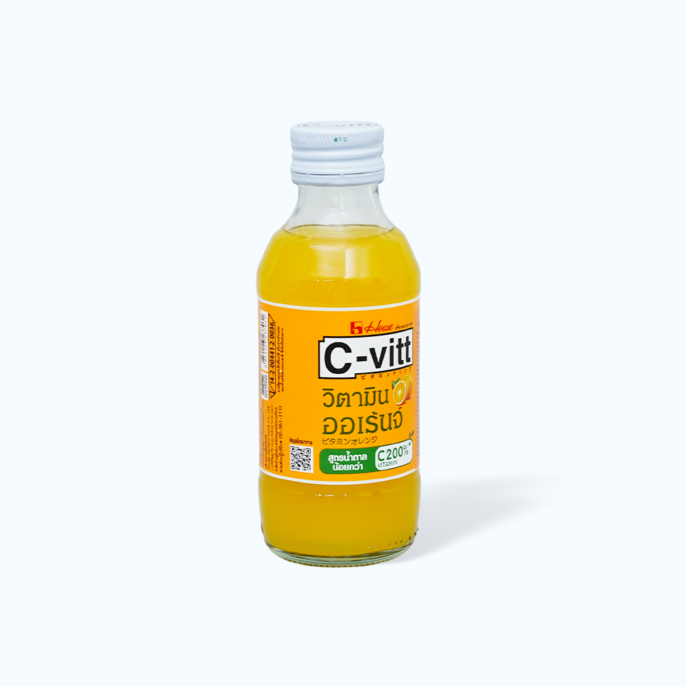 Thực phẩm bổ sung C-CVITT nước cam bổ sung vitamin C (Chai 140ml)