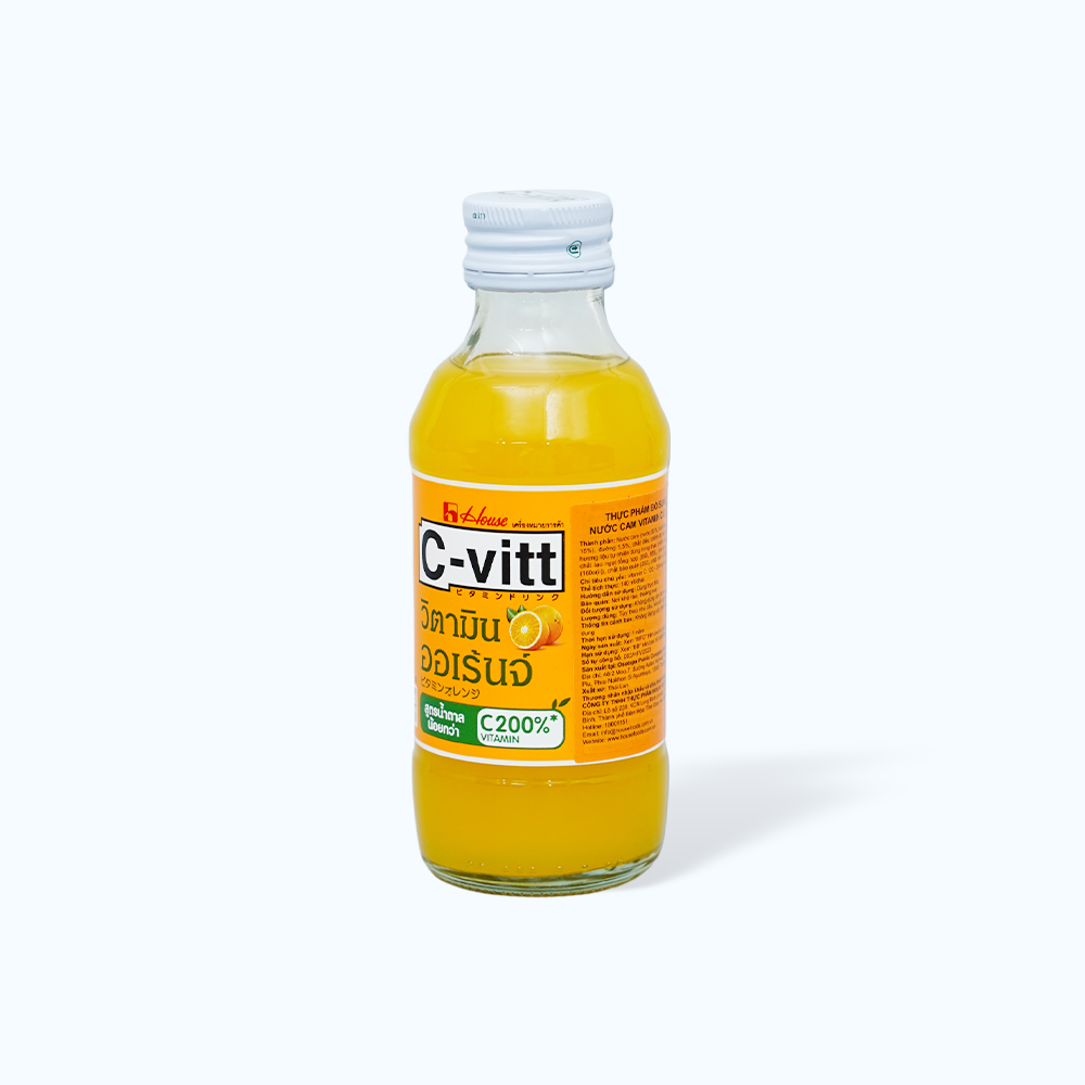 Thực phẩm bổ sung C-CVITT nước cam bổ sung vitamin C (Chai 140ml)