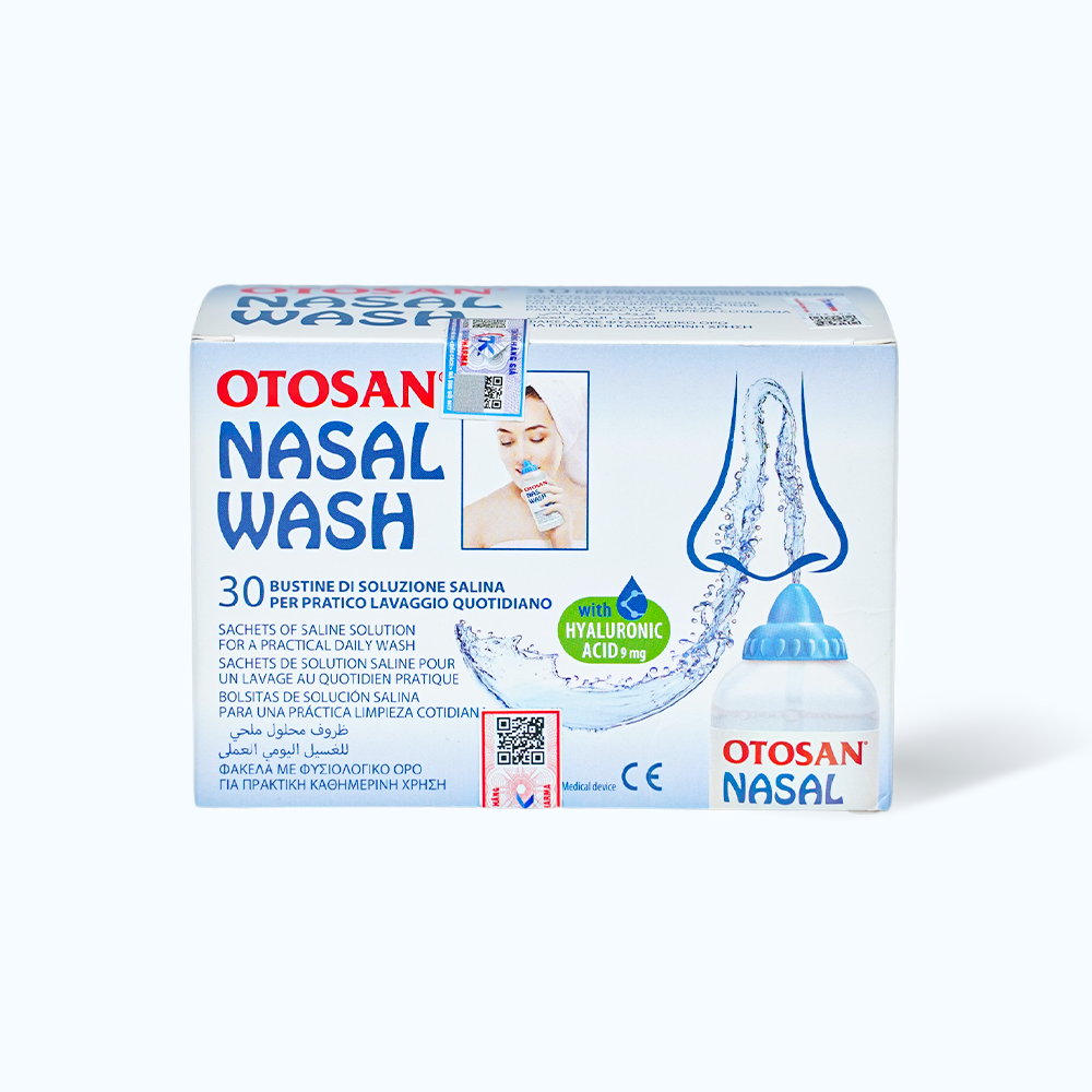 Muối rửa mũi OTOSAN Nasal Wash giúp làm sạch mũi (30 gói)