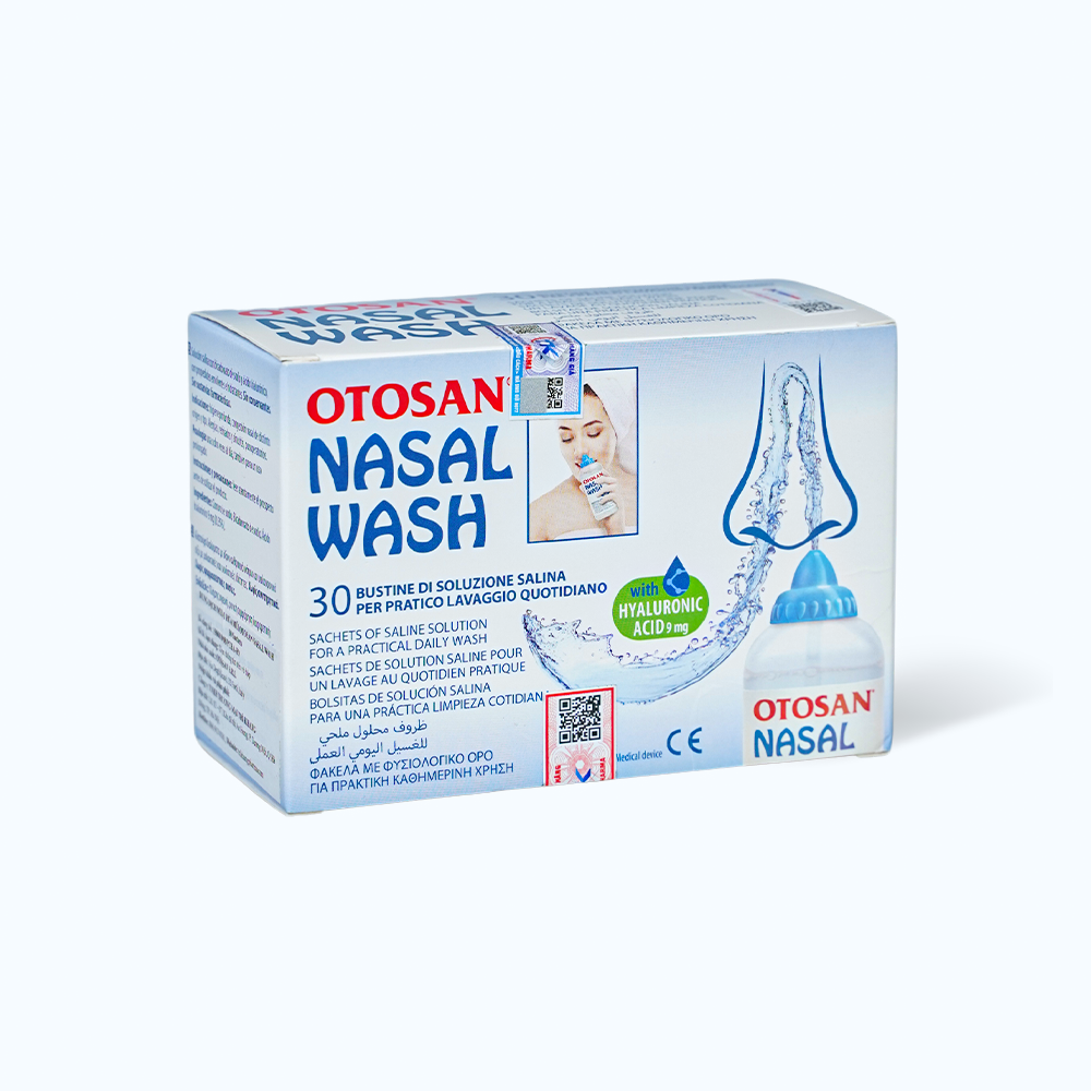 Muối rửa mũi OTOSAN Nasal Wash giúp làm sạch mũi (30 gói)