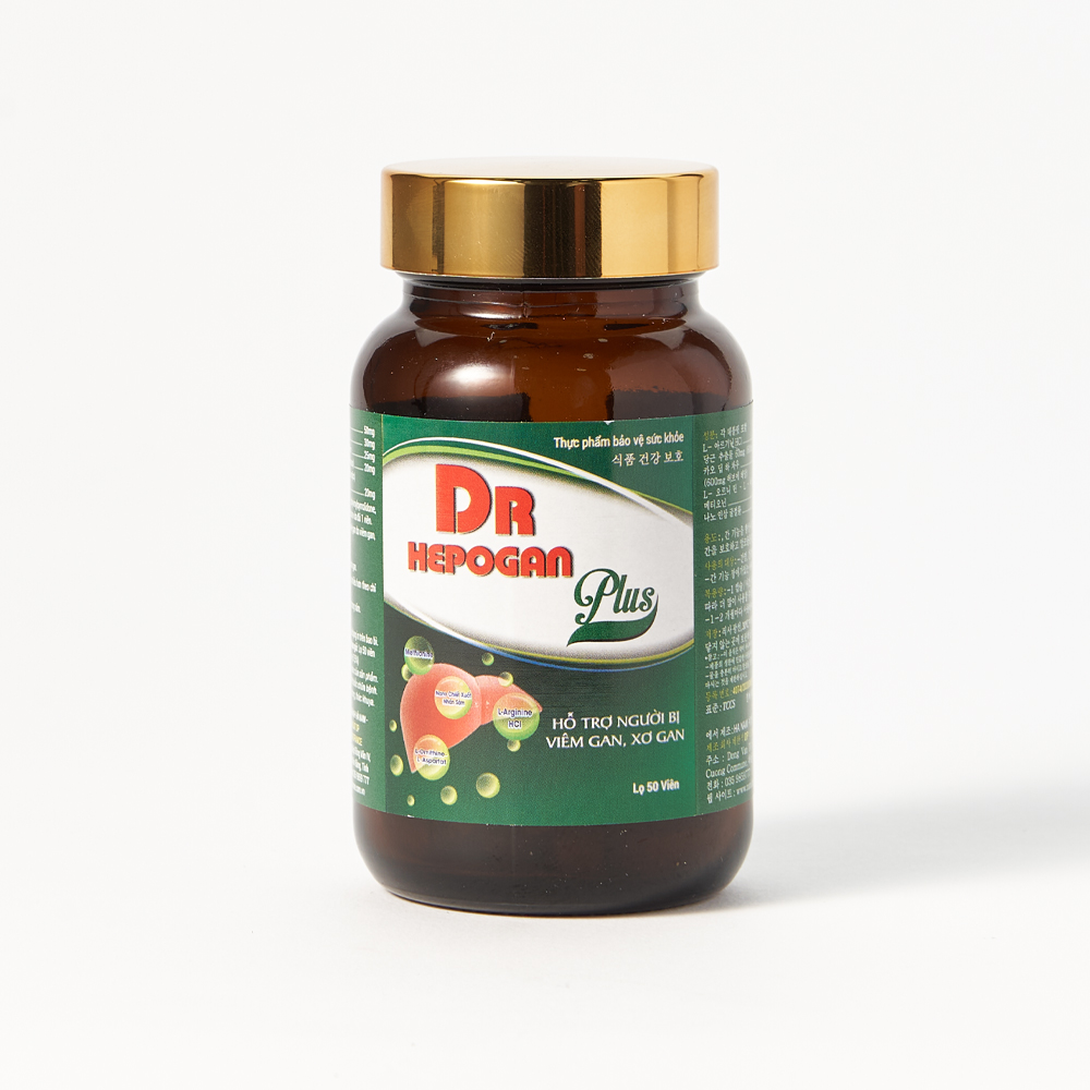 Viên uống Dr Hepogan hỗ trợ giải độc gan (Hộp 50 viên)
