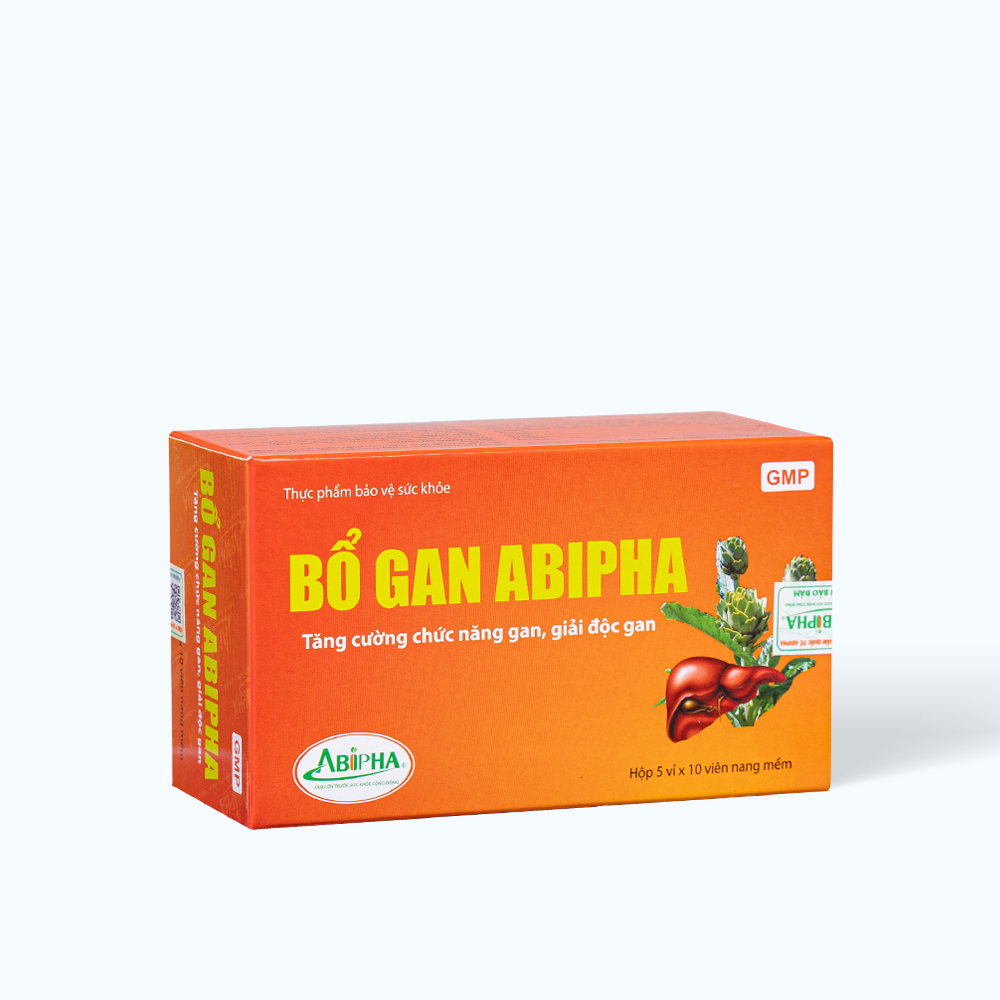 Viên uống ABIPHA Tăng cường chức năng gan, giải độc gan (Hộp 50 viên)