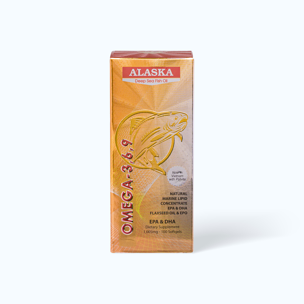 Viên uống NU HEALTH Alaska Deep Sea Fish Oil Omega 369 hỗ trợ tim mạch ...