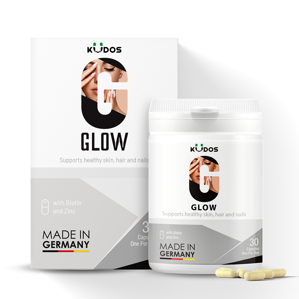 Viên uống Kudos Glow hỗ trợ da, tóc, móng (Hộp 30 viên)