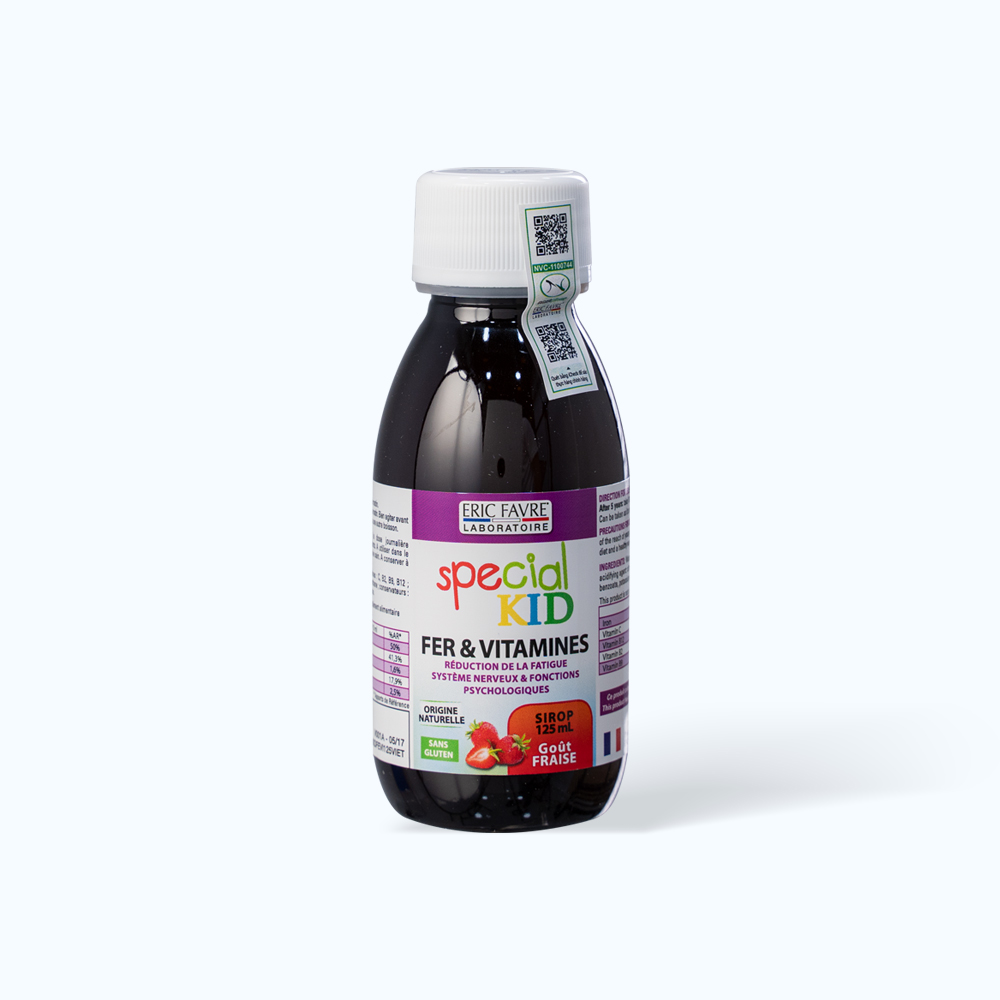 Siro SPECIAL KID Fer & Vitamines bổ sung sắt và vitamin cho trẻ (Chai 125ml)