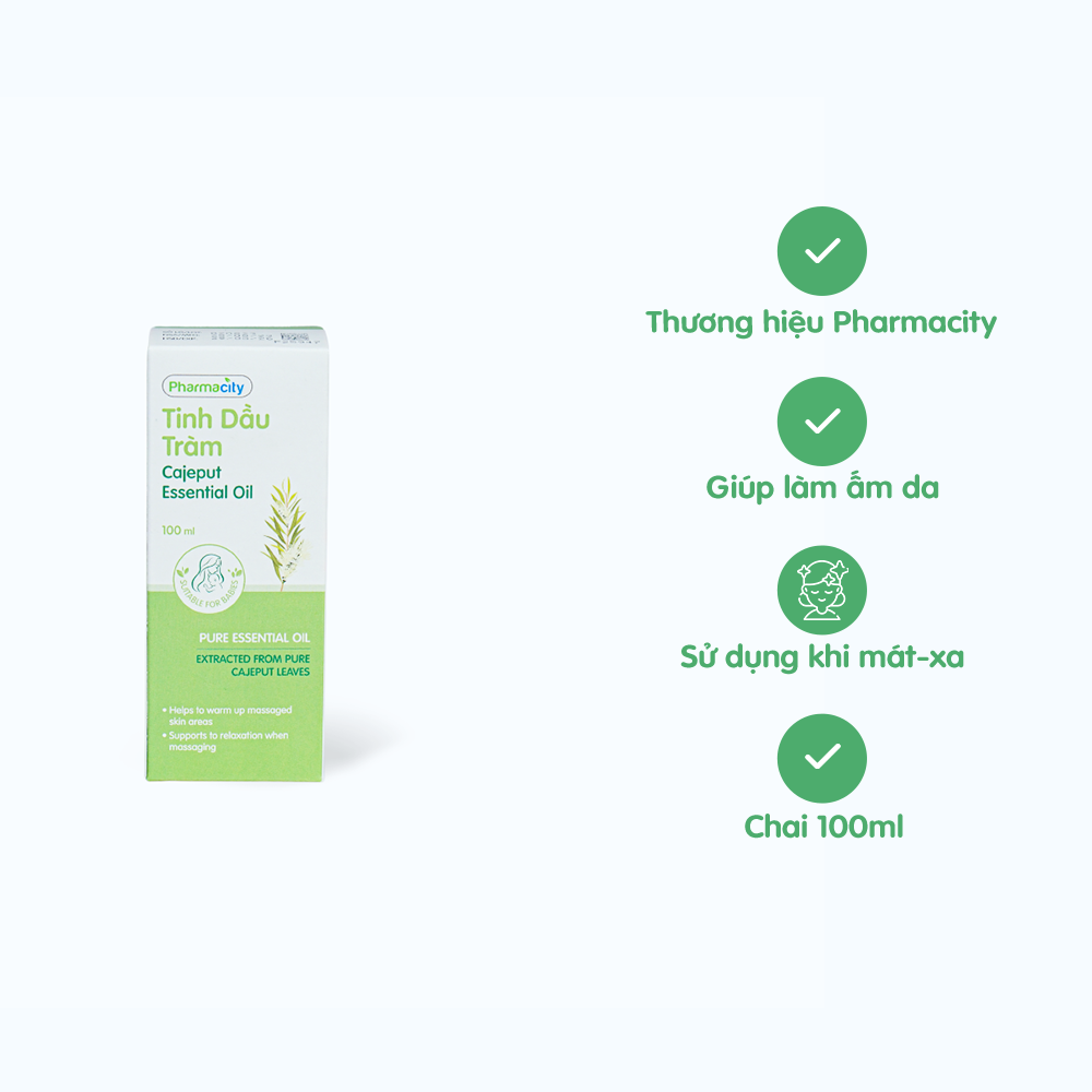 Tinh dầu tràm Pharmacity (Chai 100ml)