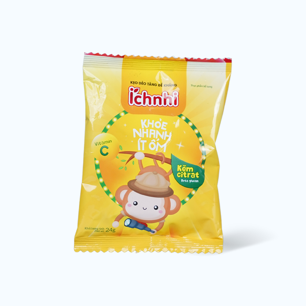 Kẹo dẻo ÍCH NHI bổ sung vitamin C (24g)