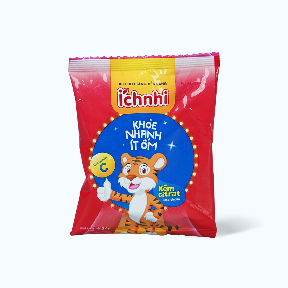 Kẹo dẻo ÍCH NHI bổ sung vitamin C (24g)