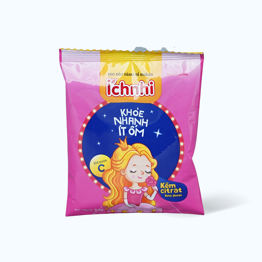 Kẹo dẻo ÍCH NHI bổ sung vitamin C (24g)