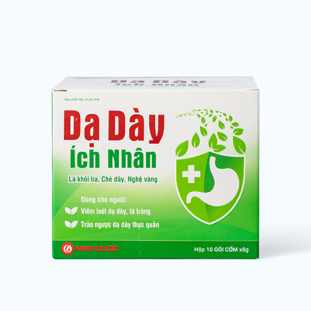 Cốm Dạ Dày  Ích Nhân hỗ trợ giảm viêm loét dạ dày (Hộp 10 gói)