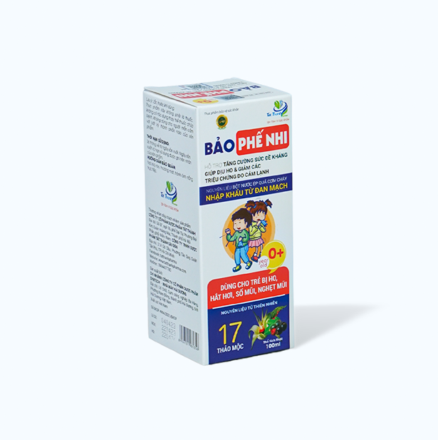 Siro Bảo Phế Nhi 3in1 hỗ trợ giảm cảm cúm (Chai 100ml)