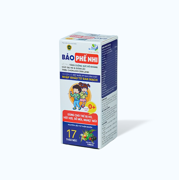 Siro Bảo Phế Nhi 3in1 hỗ trợ giảm cảm cúm (Chai 100ml)