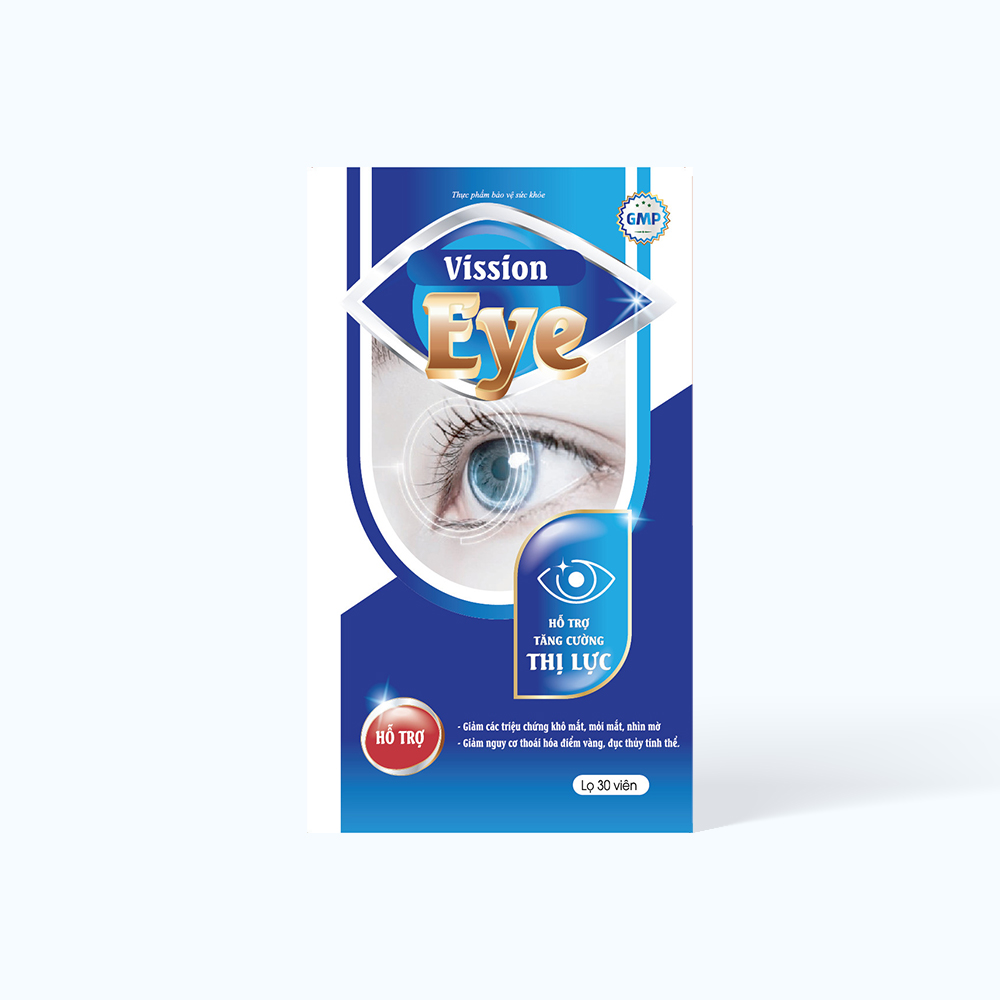 Viên uống HGSG Pharma Vission Eye Hỗ trợ tăng cường thị lực (Hộp 30 viên)