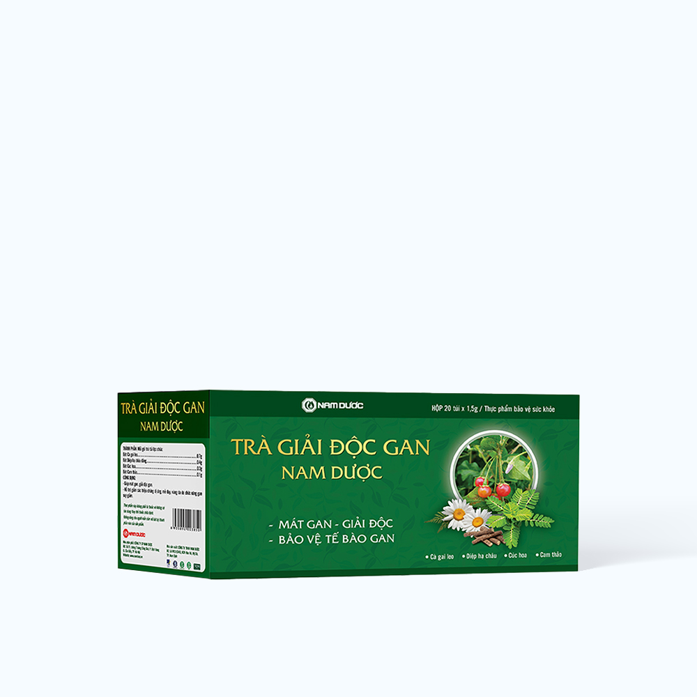 Trà NAM DƯỢC hỗ trợ giải độc gan hộp (30g)