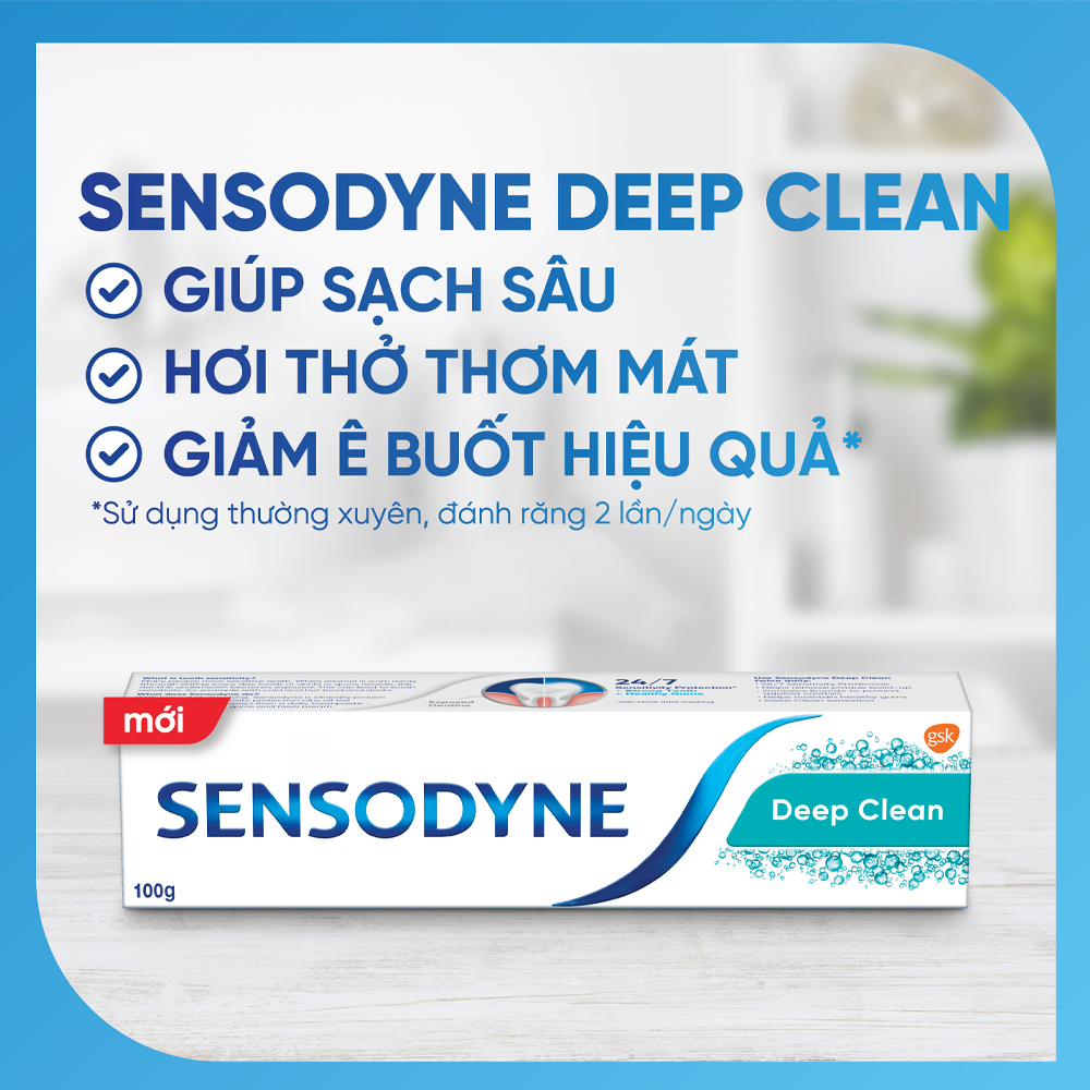 Kem đánh răng Sensodyne Deep Clean 100g