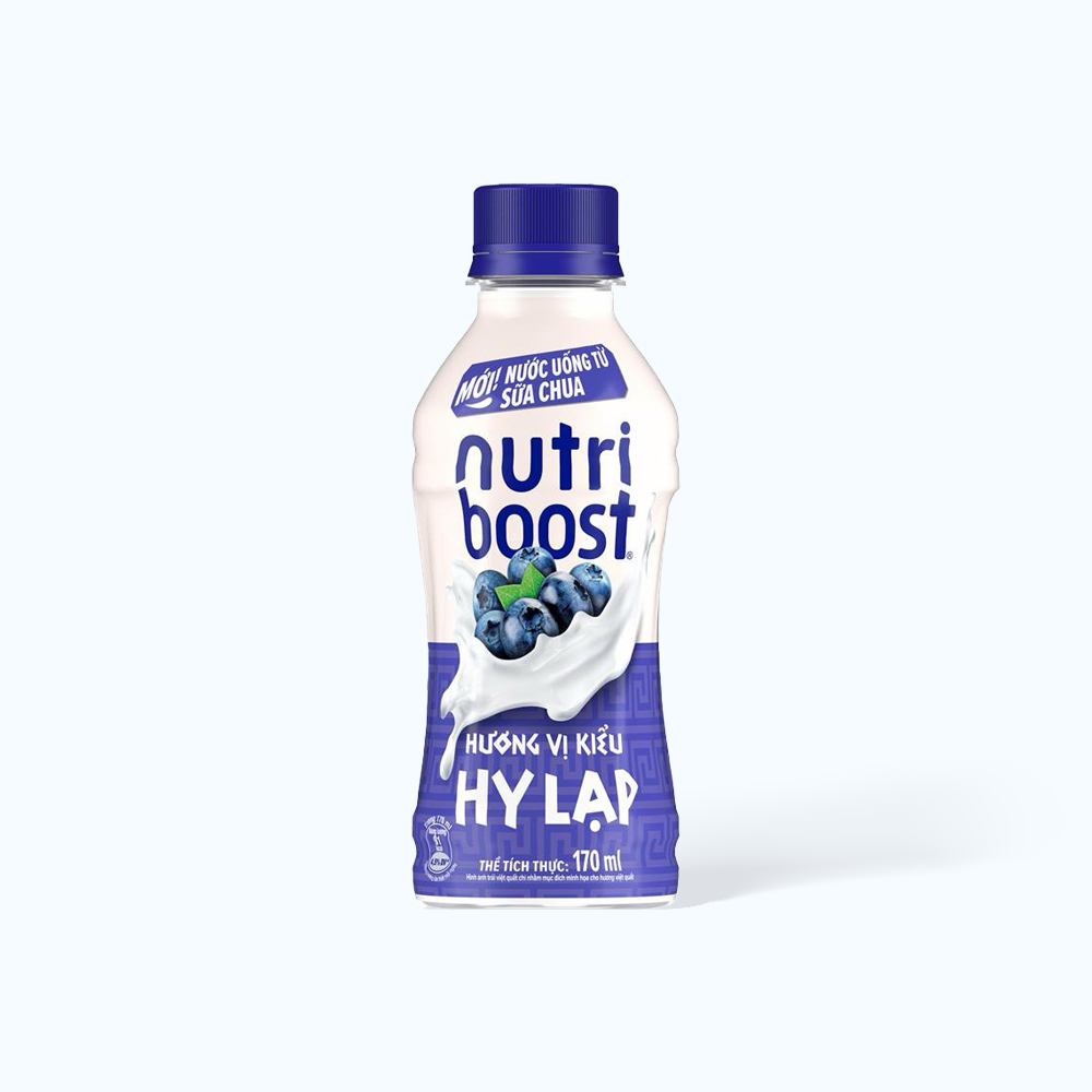 Sữa chua uống NUTRI BOOST hy lạp hương việt quất (Chai 170ml)