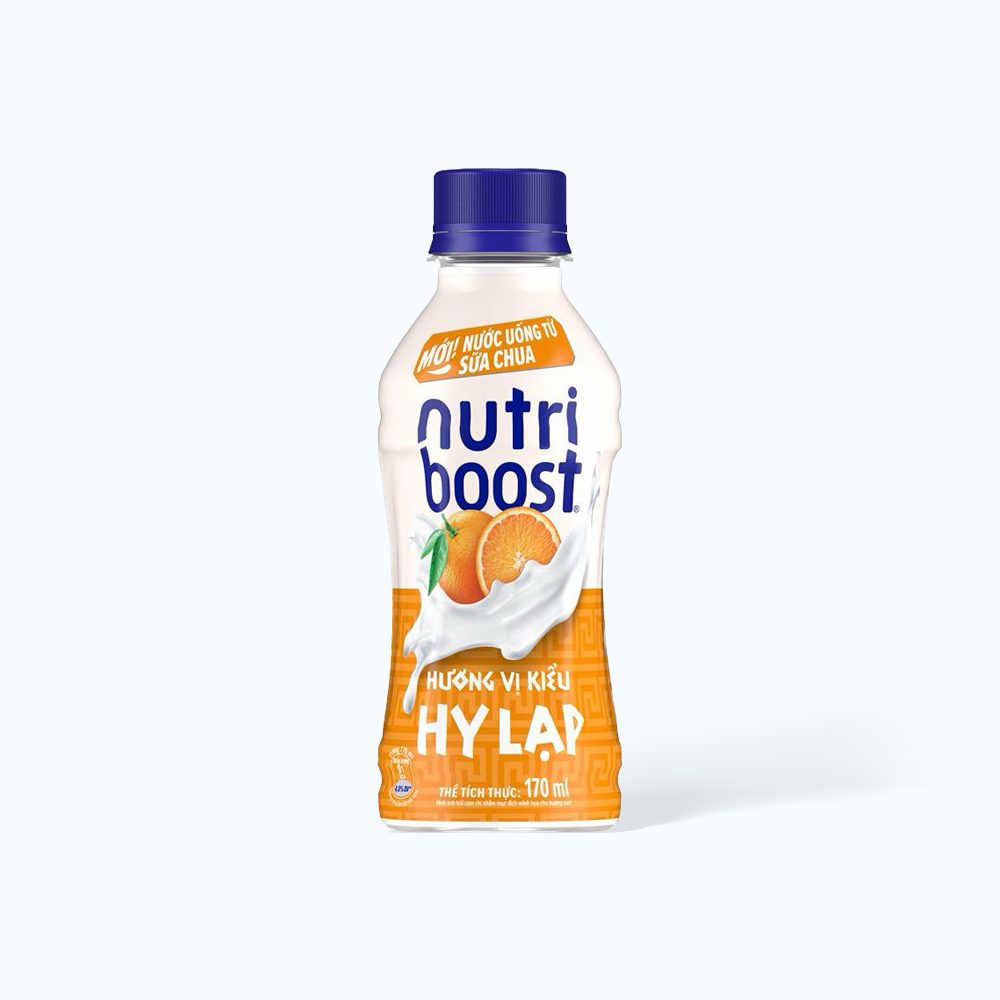 Sữa chua uống NUTRI BOOST hy lạp hương cam (Chai 170ml)