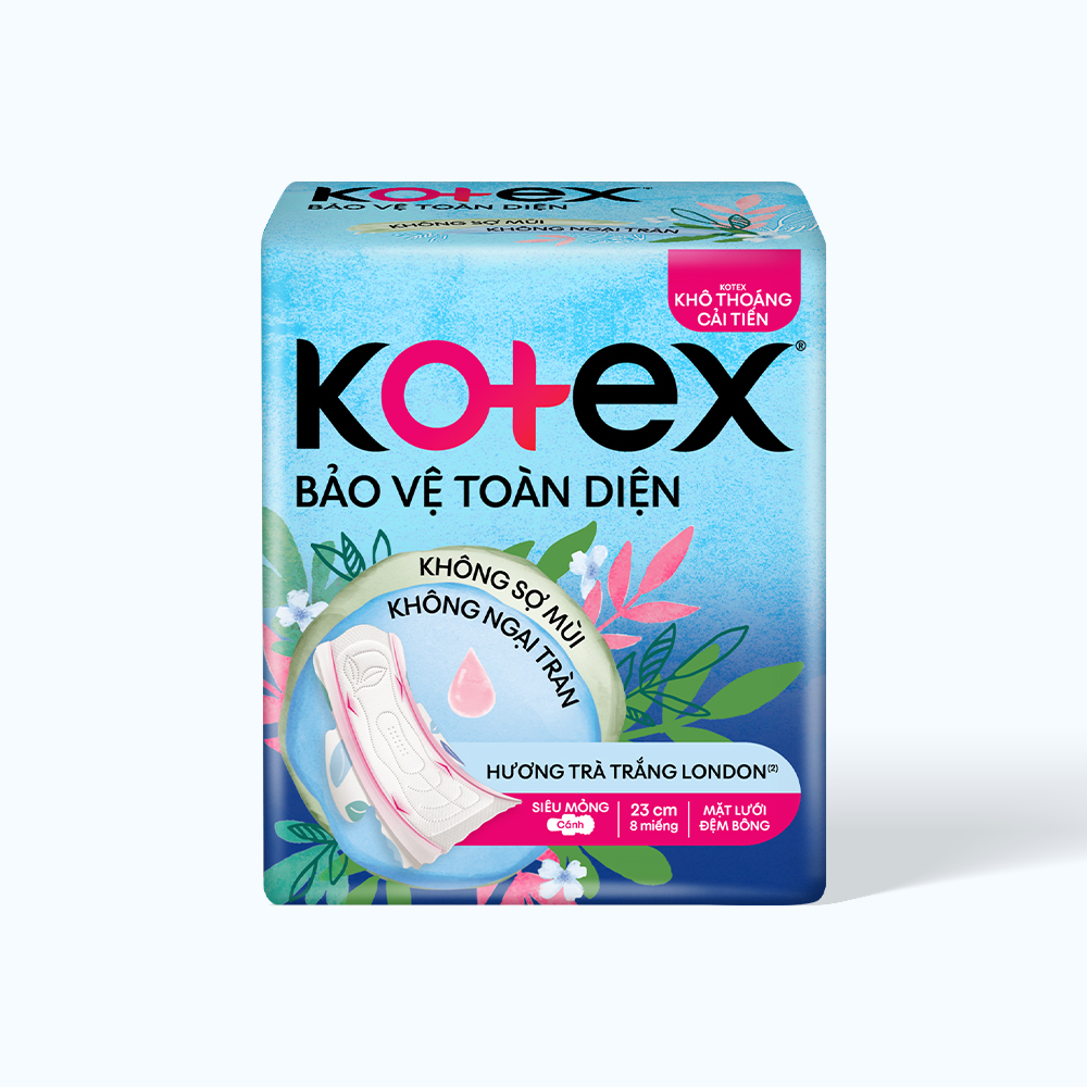 Băng Vệ Sinh KOTEX STYLE Siêu Mỏng Cánh (8 Miếng)