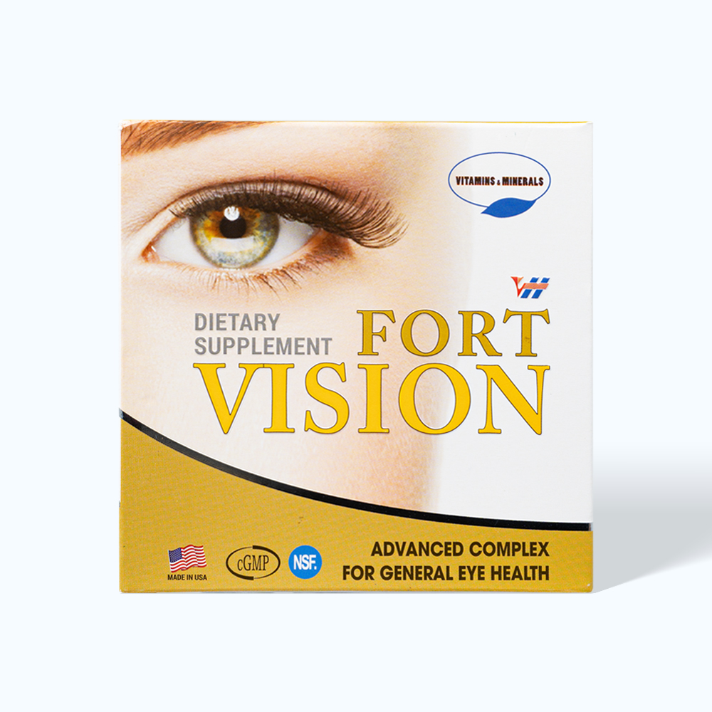 Viên uống VH-Fort Vision hỗ trợ mắt (Hộp 60 viên)