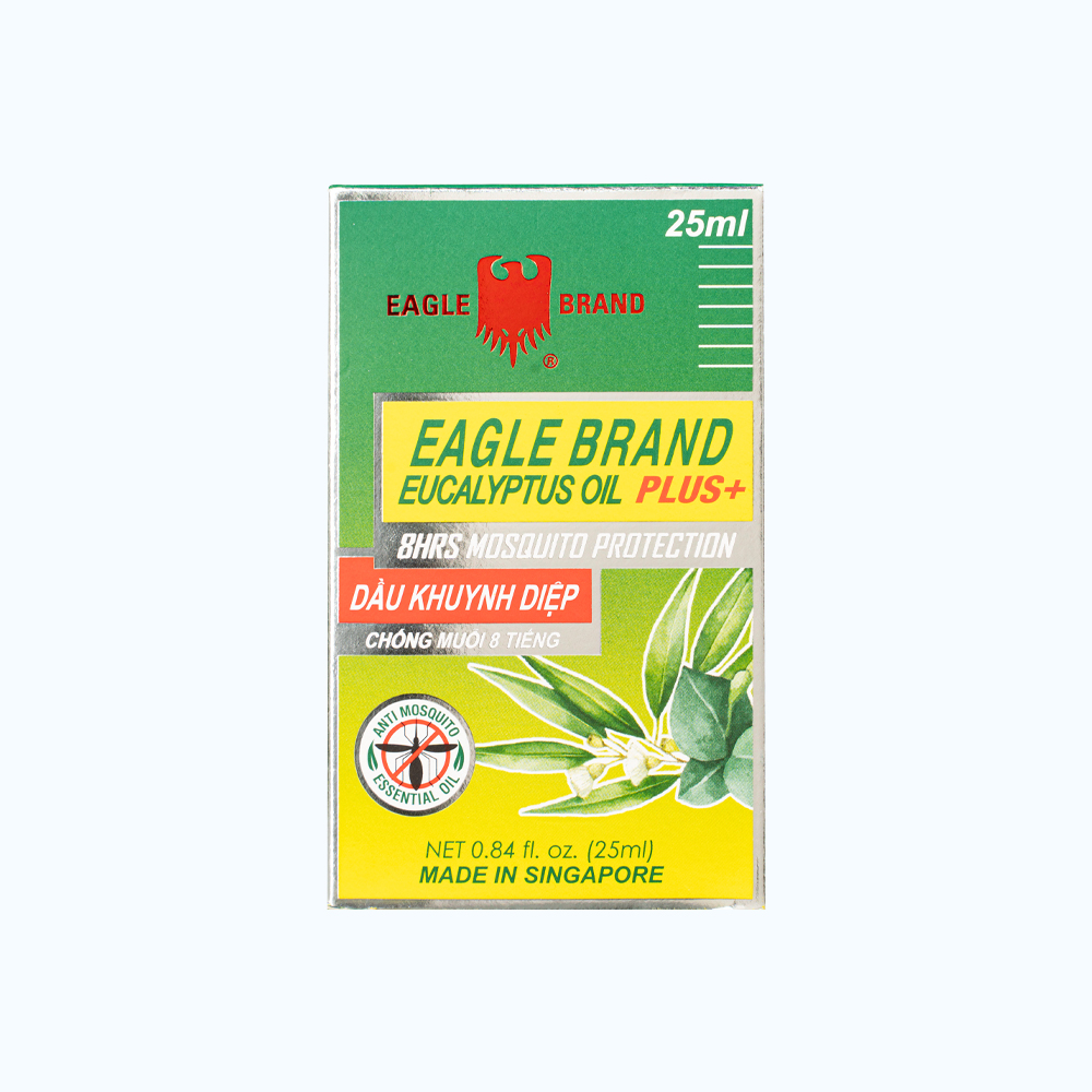 Dầu khuynh diệp con ó Eagle Brand Eucalyptus Oil Plus + chống muỗi cho bé (25ml)