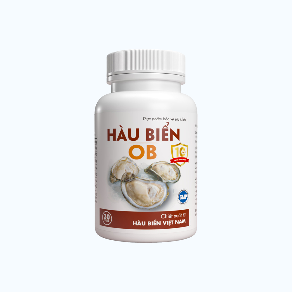 Viên uống Tinh hàu biển OB hỗ trợ sinh lý nam giới (Hộp 30 viên)