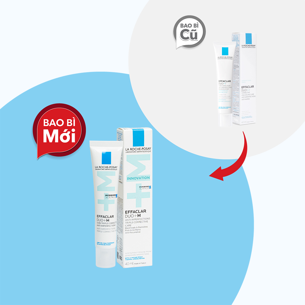 Kem hỗ trợ giảm mụn LA ROCHE POSAY Effaclar Duo+ (Tuýp 40ml)