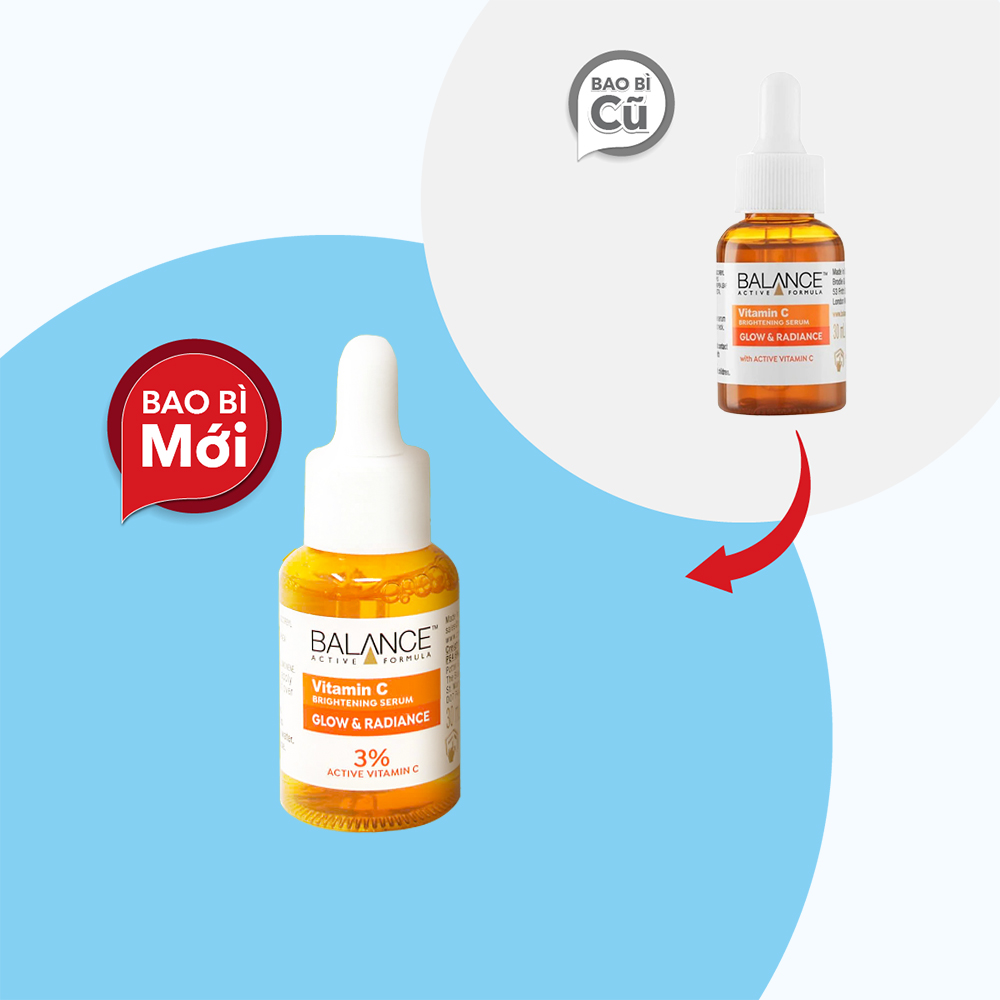 Serum BALANCE Active Formula Vitamin C Brightening làm Sáng Da (Chai 30ml)