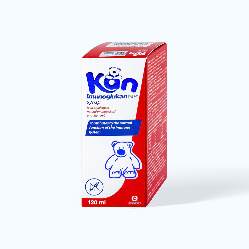 Siro KAN Imunoglukan P4H hỗ trợ tăng đề kháng cho trẻ (Chai 120ml)