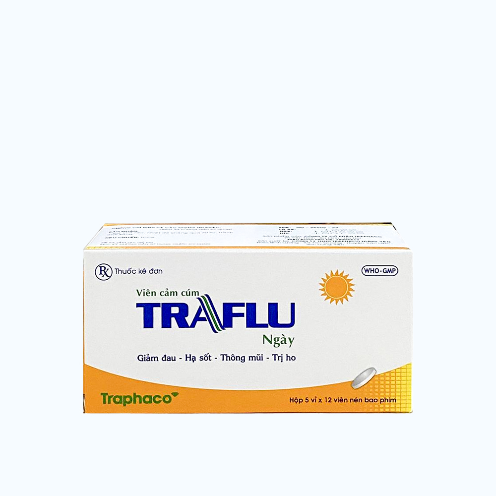 Viên nang Traflu Traphaco trị các triệu chứng cảm thông thường (5 vỉ x ...