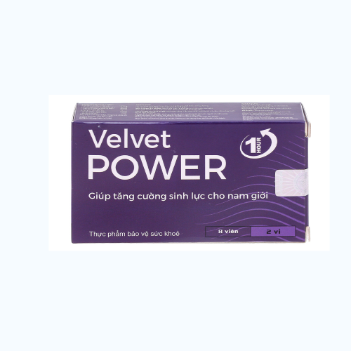 Hauora Velvet Power 1H (Hộp 8 viên) hỗ trợ tăng cường sinh lực nam