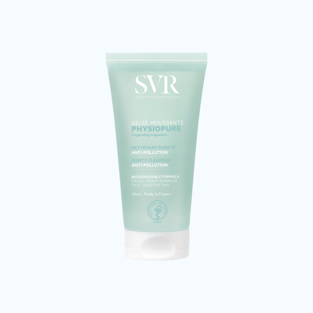 SVR Physiopure Gelee Moussante 55ml làm sạch da nhạy cảm