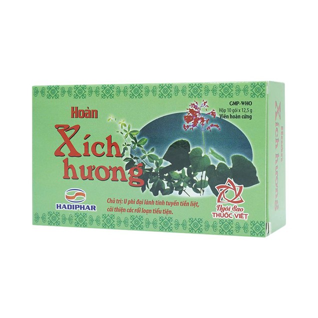 Hoàn Xích Hương điều trị Phì đại tuyến tiền liệt (Hộp 10 gói)