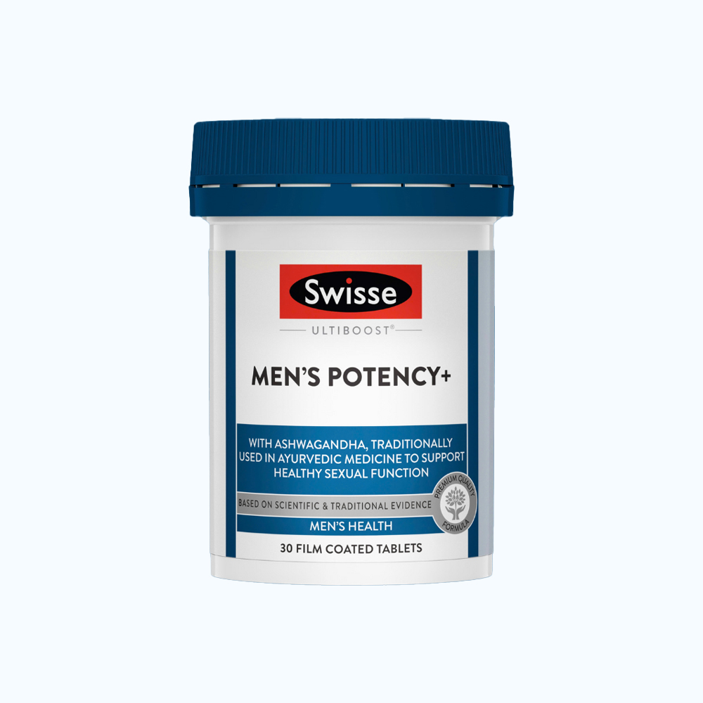Viên uống hỗ trợ sức khỏe nam giới Swisse Ultiboost Men’s Potency+